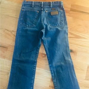 Black label wrangler jeans